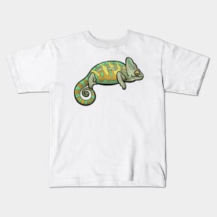 Veiled Chameleon, a Beautiful Lizard Kids T-Shirt